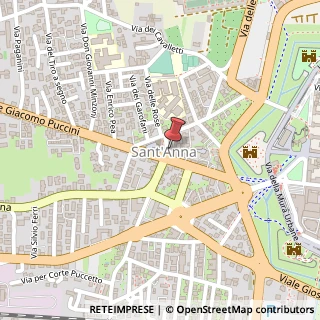 Mappa Via Sant'Anna, 22, 55100 Lucca, Lucca (Toscana)