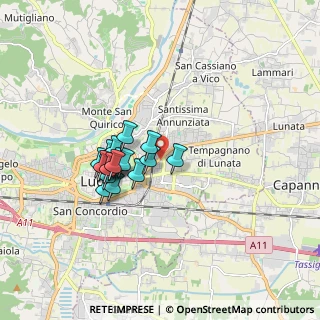 Mappa BALDASSARRE PATRIZIA, 55100 Lucca LU, Italia (1.39722)