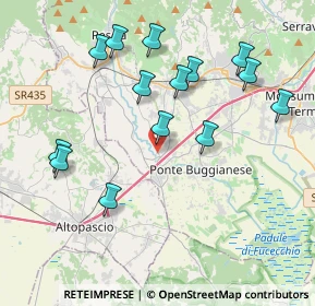 Mappa Via di Campo, 51017 Pescia PT, Italia (4.2)