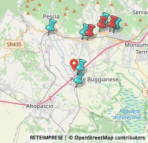Mappa Via di Campo, 51017 Pescia PT, Italia (4.83273)