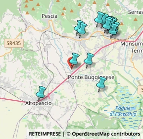 Mappa Via di Campo, 51017 Pescia PT, Italia (4.72471)