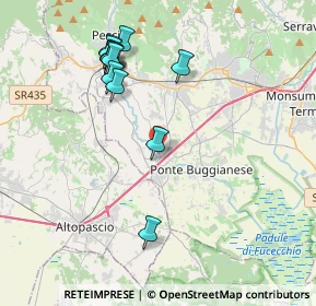 Mappa Via di Campo, 51017 Pescia PT, Italia (4.175)