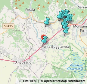 Mappa Via di Campo, 51017 Pescia PT, Italia (4.41769)