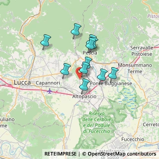 Mappa Via del Carrara, 55015 Montecarlo LU, Italia (5.41545)