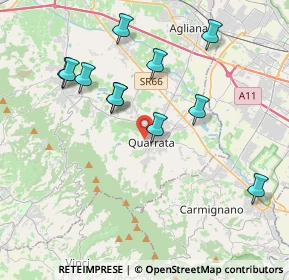 Mappa Piazza Nannini, 51039 Quarrata PT, Italia (4.03273)