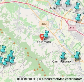 Mappa Piazza Nannini, 51039 Quarrata PT, Italia (7.532)