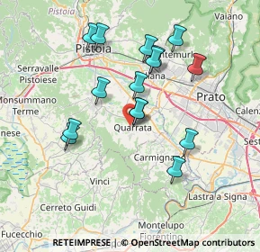 Mappa Piazza Nannini, 51039 Quarrata PT, Italia (6.906)
