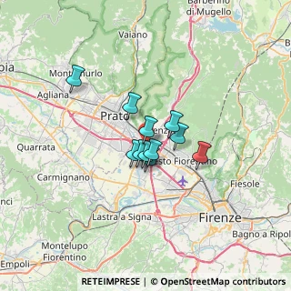 Mappa C.C. I Gigli - Via San Quirico, 50013 Campi Bisenzio FI, Italia (3.97727)