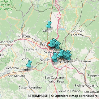 Mappa C.C. I Gigli - Via San Quirico, 50013 Campi Bisenzio FI, Italia (9.00882)