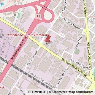 Mappa Via Vittorio Emanuele, 33/1, 50041 Calenzano, Firenze (Toscana)