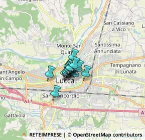 Mappa Piazza S. Maria, 55100 Lucca LU, Italia (0.7)
