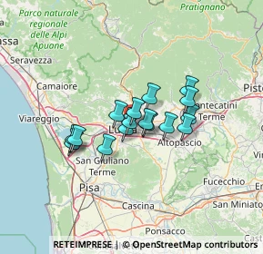 Mappa Via di Tempagnano, 55100 Arancio LU, Italia (9.14875)