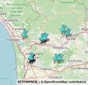 Mappa Via di Tempagnano, 55100 Arancio LU, Italia (12.795)