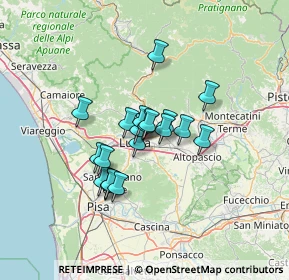 Mappa Via di Tempagnano, 55100 Arancio LU, Italia (9.639)