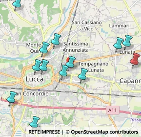 Mappa Via di Tempagnano, 55100 Arancio LU, Italia (2.40231)