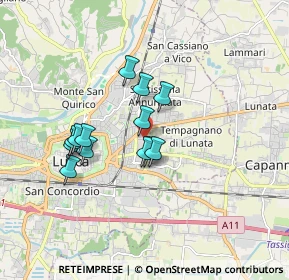 Mappa Via di Tempagnano, 55100 Arancio LU, Italia (1.42692)