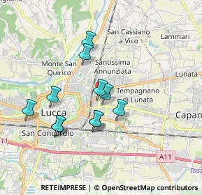 Mappa Località Arancio, 55100 Lucca LU, Italia (1.62727)