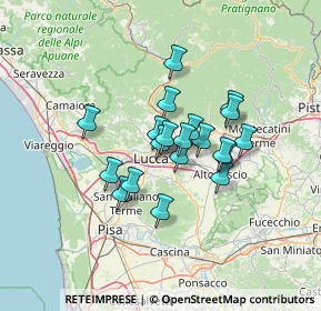 Mappa Località Arancio, 55100 Lucca LU, Italia (9.8295)