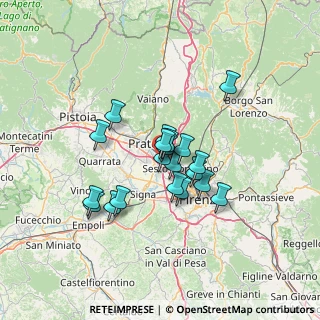 Mappa CC I GIGLI, 50013 Campi Bisenzio FI, Italia (10.227)