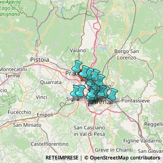 Mappa CC I GIGLI, 50013 Campi Bisenzio FI, Italia (8.37)