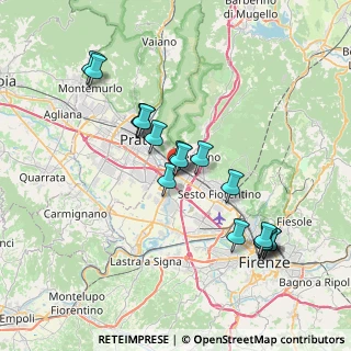 Mappa CC I GIGLI, 50013 Campi Bisenzio FI, Italia (7.35)