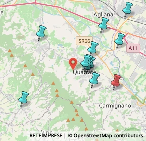 Mappa Via Boschetti e Campano, 51039 Quarrata PT, Italia (3.81167)