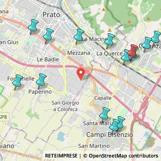 Mappa Via dei Confini, 59100 Prato PO, Italia (3.04643)