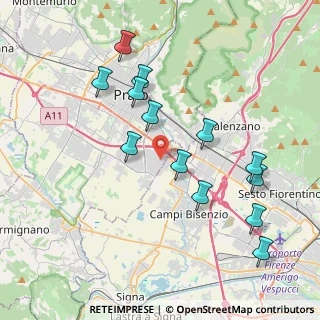 Mappa Via dei Confini, 59100 Prato PO, Italia (4.12154)