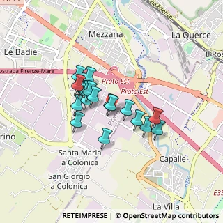 Mappa Via dei Confini, 59100 Prato PO, Italia (0.636)