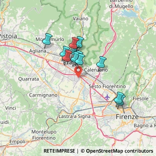 Mappa Via dei Confini, 59100 Prato PO, Italia (5.87083)