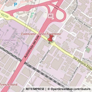 Mappa Via Vittorio Emanuele, 16, 50041 Calenzano, Firenze (Toscana)