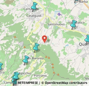 Mappa Via Guado o Granchiaie, 51039 Quarrata PT, Italia (3.84333)