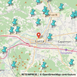 Mappa , 55100 Lucca LU, Italia (6.9435)