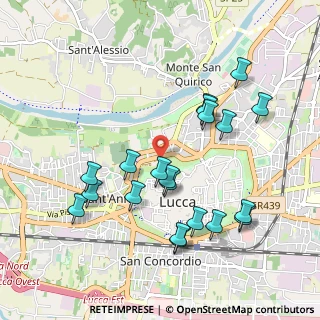 Mappa , 55100 Lucca LU, Italia (1.0315)