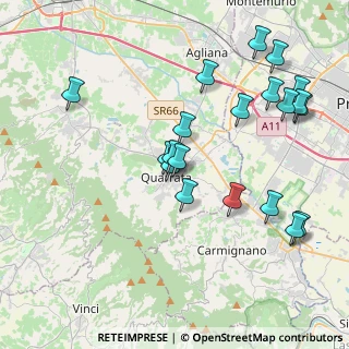 Mappa Via de Gasperi, 51039 Quarrata PT, Italia (4.387)