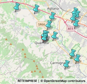 Mappa Via Don Giovanni Minzoni, 51039 Quarrata PT, Italia (4.25438)