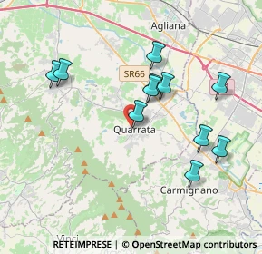 Mappa Via Lucca, 51039 Quarrata PT, Italia (3.70455)