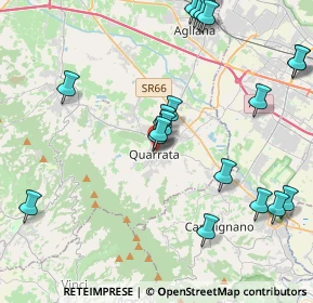 Mappa Via Roma, 51039 Quarrata PT, Italia (4.9815)