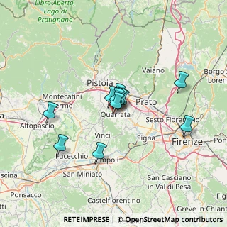 Mappa Via Camillo Benso Conte di Cavour, 51039 Quarrata PT, Italia (10.22182)