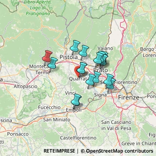Mappa Via Camillo Benso Conte di Cavour, 51039 Quarrata PT, Italia (10.19882)