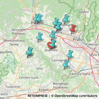 Mappa Via Camillo Benso Conte di Cavour, 51039 Quarrata PT, Italia (6.91867)