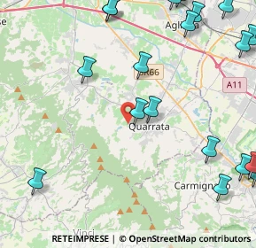 Mappa Via Boschetti e Campano, 51039 Quarrata PT, Italia (6.4565)