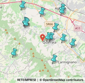 Mappa Via Boschetti e Campano, 51039 Quarrata PT, Italia (4.4)