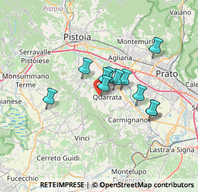 Mappa Via Boschetti e Campano, 51039 Quarrata PT, Italia (5.13818)