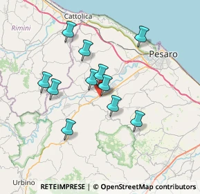 Mappa Via Zambonini, 61025 Montelabbate PU, Italia (6.18182)