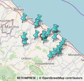 Mappa Via Zambonini, 61025 Montelabbate PU, Italia (11.0395)