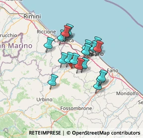 Mappa Via Zambonini, 61025 Montelabbate PU, Italia (9.727)