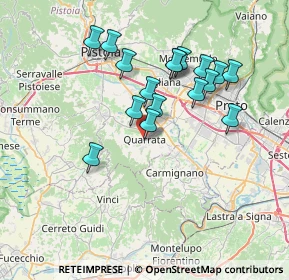 Mappa Piazza Aldo Moro, 51039 Quarrata PT, Italia (6.77471)