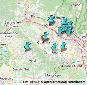 Mappa Piazza Aldo Moro, 51039 Quarrata PT, Italia (7.0595)