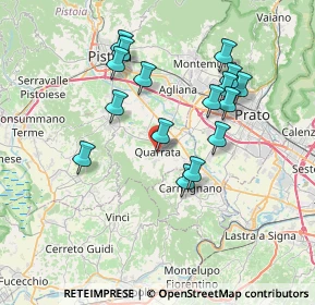 Mappa Piazza Aldo Moro, 51039 Quarrata PT, Italia (7.0625)